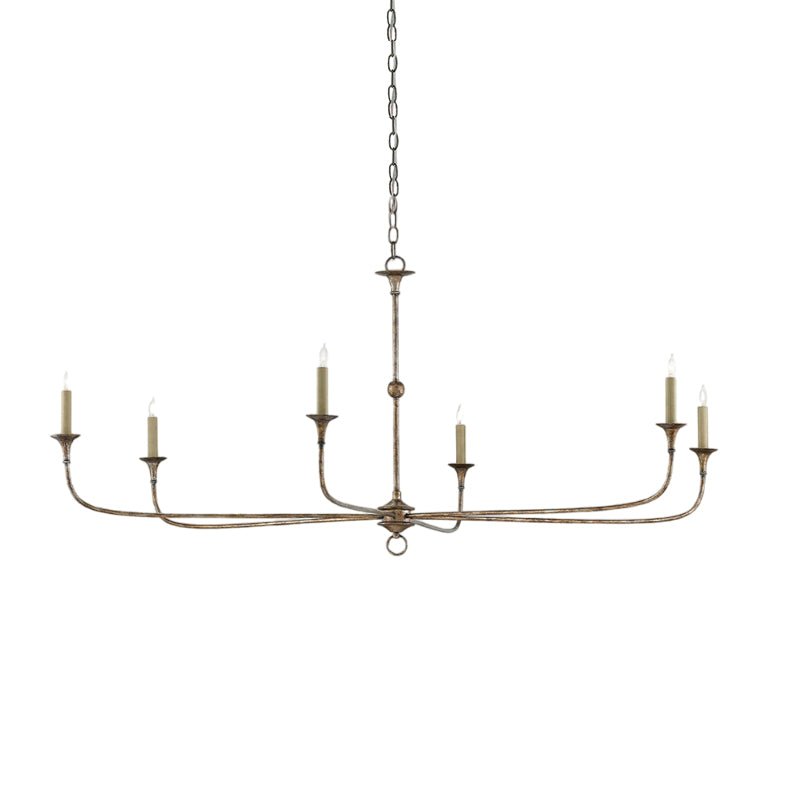 Lampe Bougie Lustre Laiton Métal Or Noir Blanc Nickel Salon Salle à Manger 5 6 Bras Suspension Vintage Lustre Bougies | Restfield