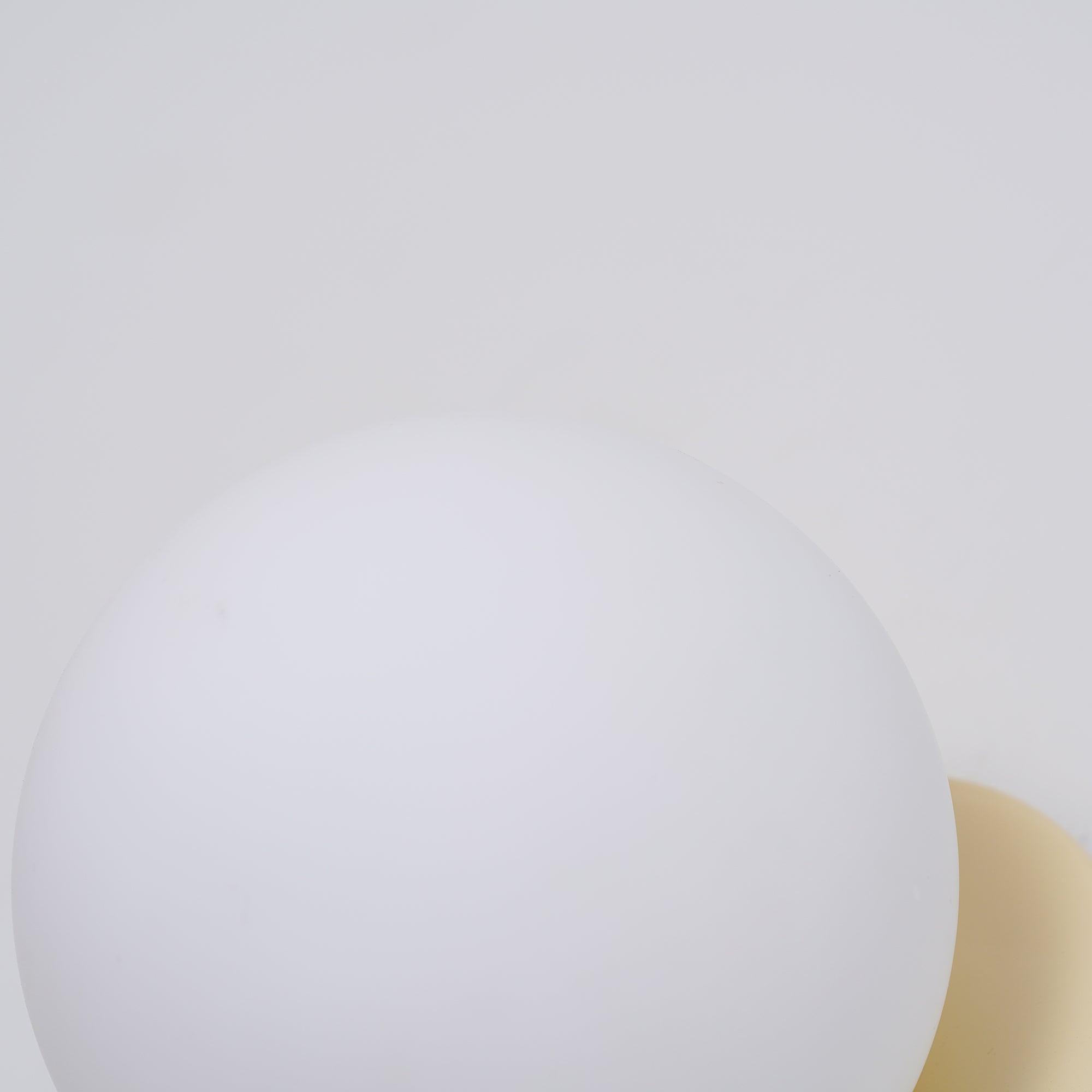 Nuvol Wandlamp — Metalen Wandspot met Glazen Bol ø12cm — Compacte Wandverlichting in 5 Kleuren | Sansoti