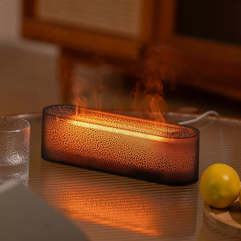 Diffuseur d’arômes avec éclairage d’ambiance USB 150 ml, 7 couleurs, fonction brumisation, veilleuse relaxante, humidificateur d’air | Sansoti