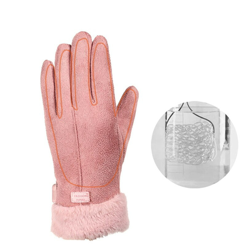 Verwarmde Handschoenen Dames Oplaadbaar Touchscreen 3 Warmtestanden Winter Outdoor Skiën Wandelen Fietsen | Sansoti