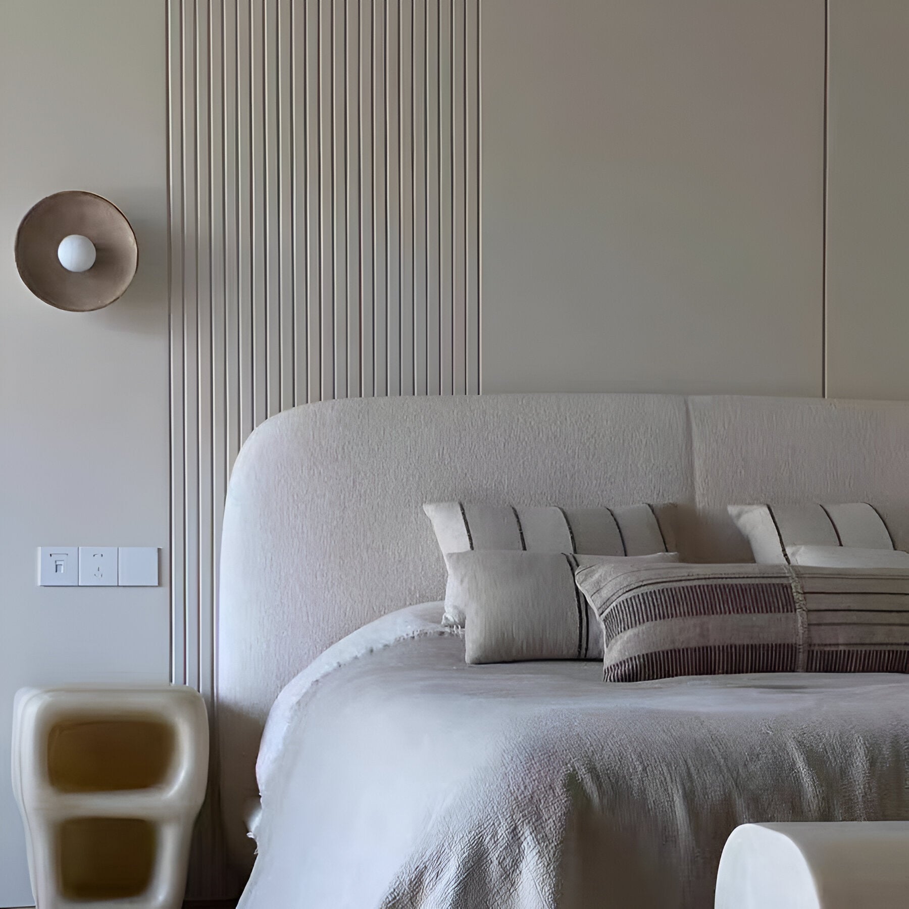 Wandlamp Rond Maan Design LED G4 Japandi Scandinavisch Ø20 Ø50 | Sansoti