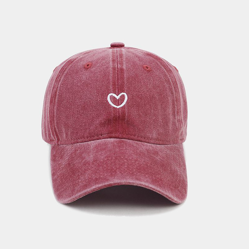 Katoenen Pet met Opening voor Paardenstaart Verstelbare Vintage Baseball Cap Gewassen Look Sportief Dames | Sansoti