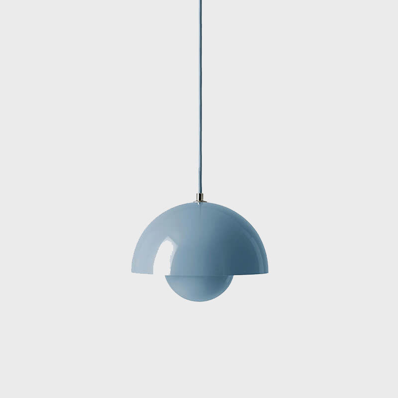 Scandinavische Hanglamp Halfrond Metalen Kap 1-Lichtpunt Modern Design Eetkamer Woonkamer | Sansoti