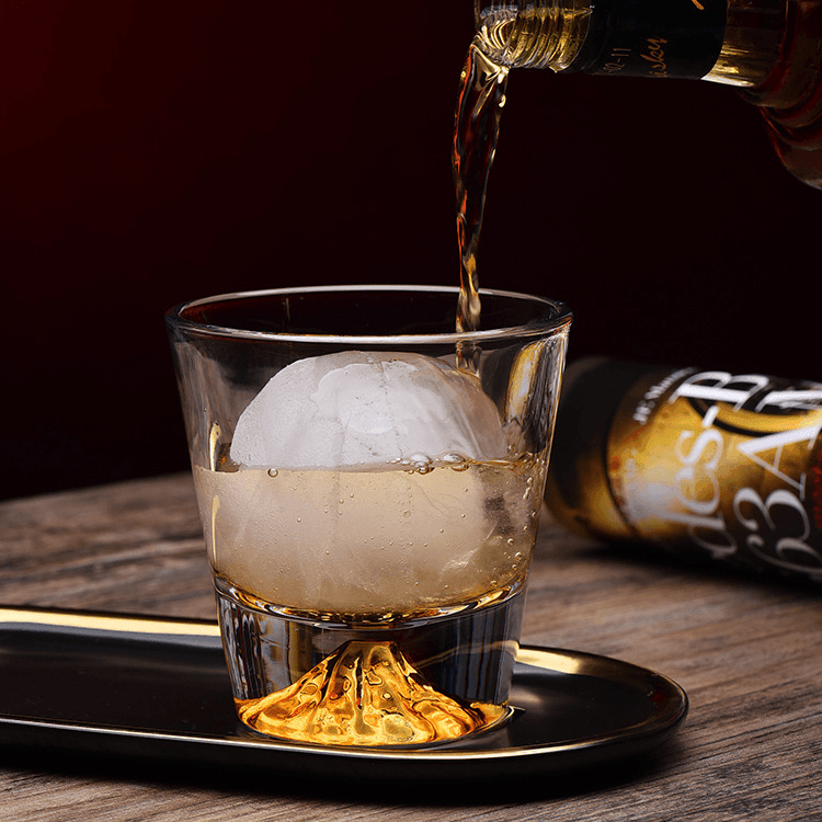 Whiskeyglas Edo Kiriko Handgemaakt Japans Kristal Set Houten Geschenkdoos Chamvin | Sansoti