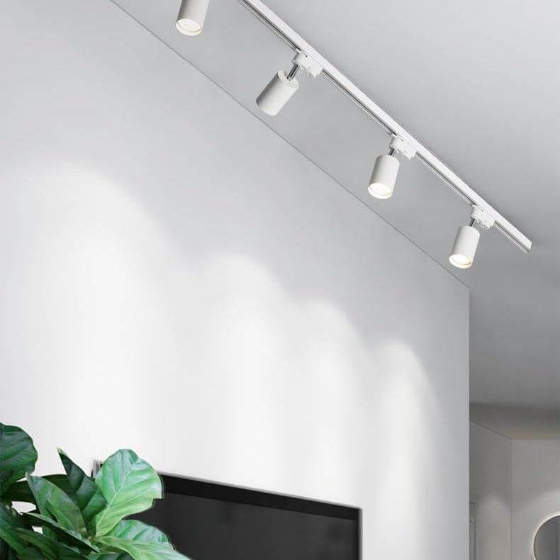 Moderne led railverlichting met verstelbare spots (3–5 lichtpunten) – plafondrail | Sansoti