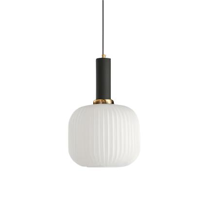 Hängelampe Buntglas Retro Nordisch E27 Weiß Grün Rosa Ø13 Ø30 Esszimmer | Restfield