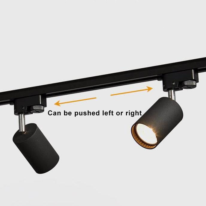 Moderne led railverlichting met verstelbare spots (3–5 lichtpunten) – plafondrail | Sansoti