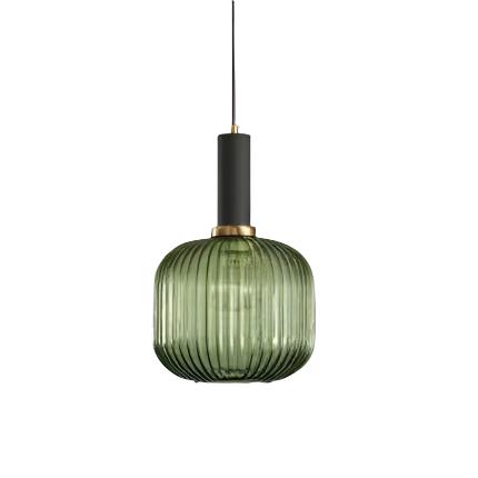 Hängelampe Buntglas Retro Nordisch E27 Weiß Grün Rosa Ø13 Ø30 Esszimmer | Restfield