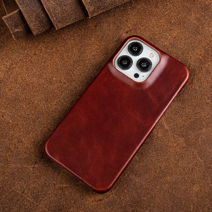 Stornfield | Oil Wax Genuine Leather Apple iPhone Case