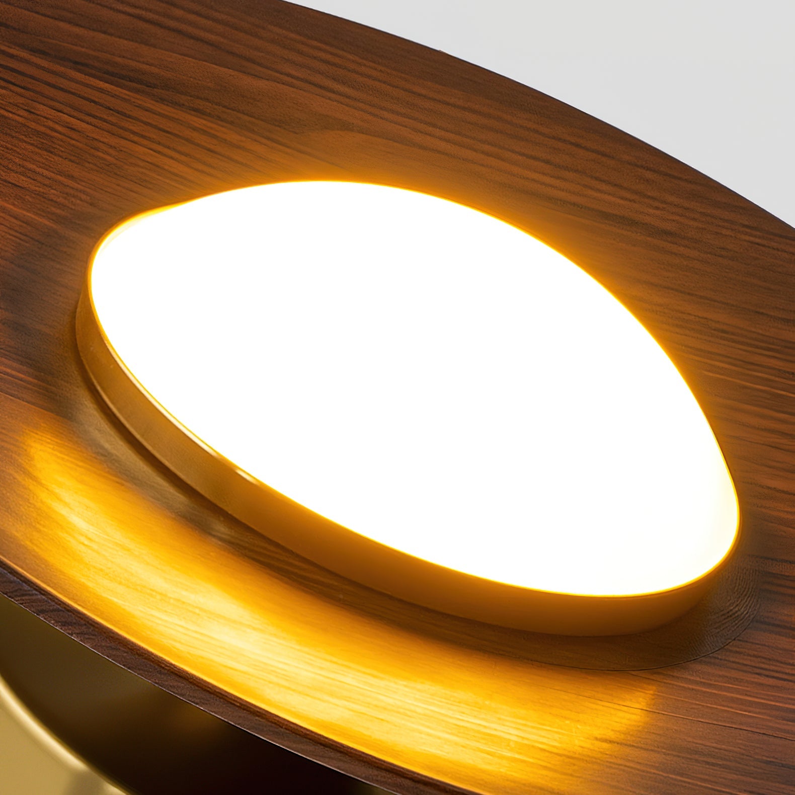 Moderne Deckenleuchte mit Metall- und Holz-Akzent – LED Lampe für Küche & Wohnraum | Restfield