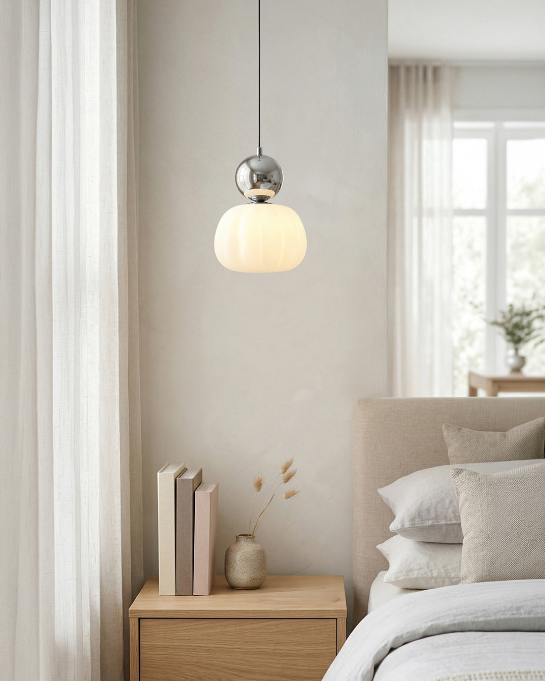 Geometrische Hanglamp Bauhaus Design Metaal Glas E27 – 1 of 3 Lichtpunten Dimbaar Sfeerverlichting | Sansoti