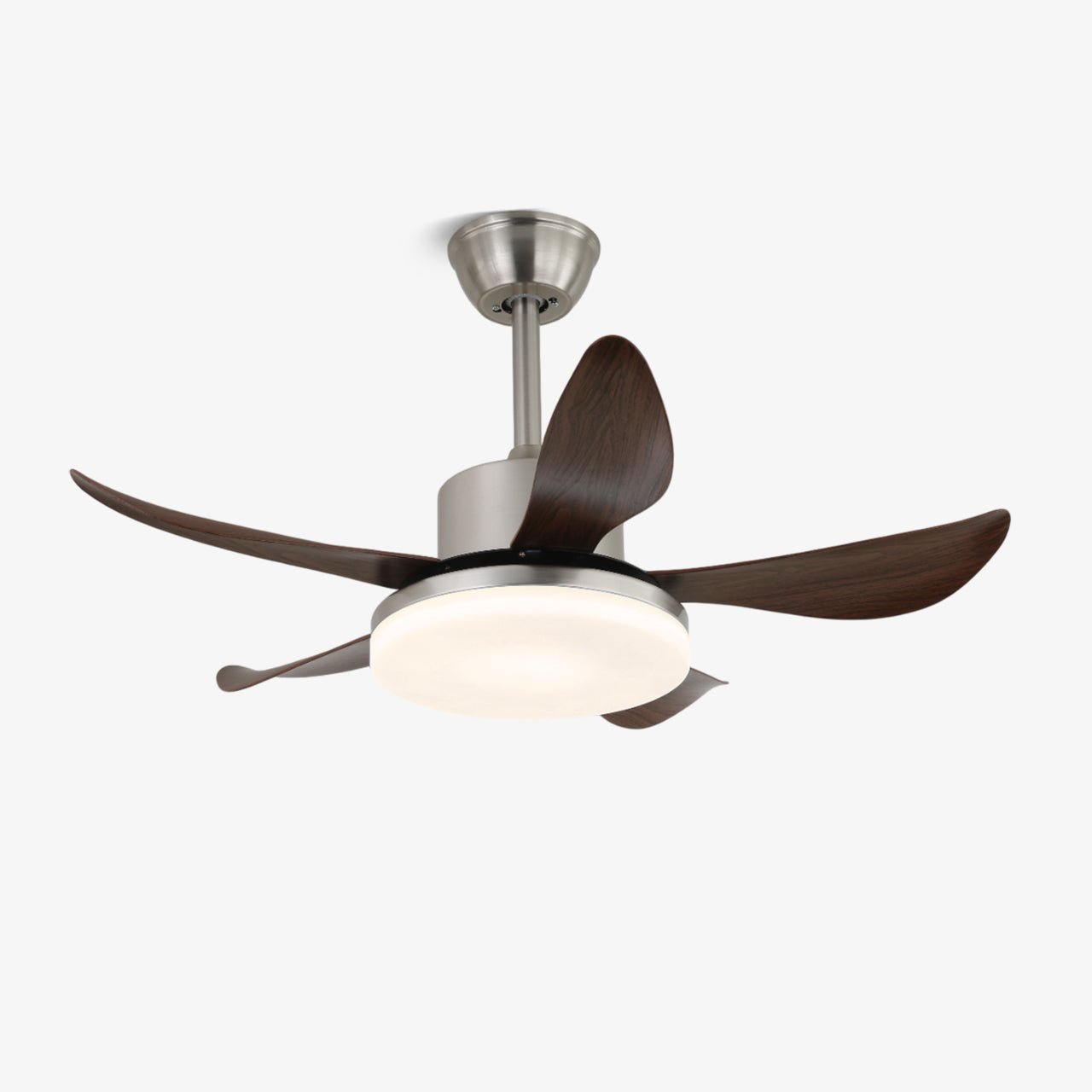Modern Wooden Ceiling Fan Nerra with Lighting – Ø91cm | Sansoti