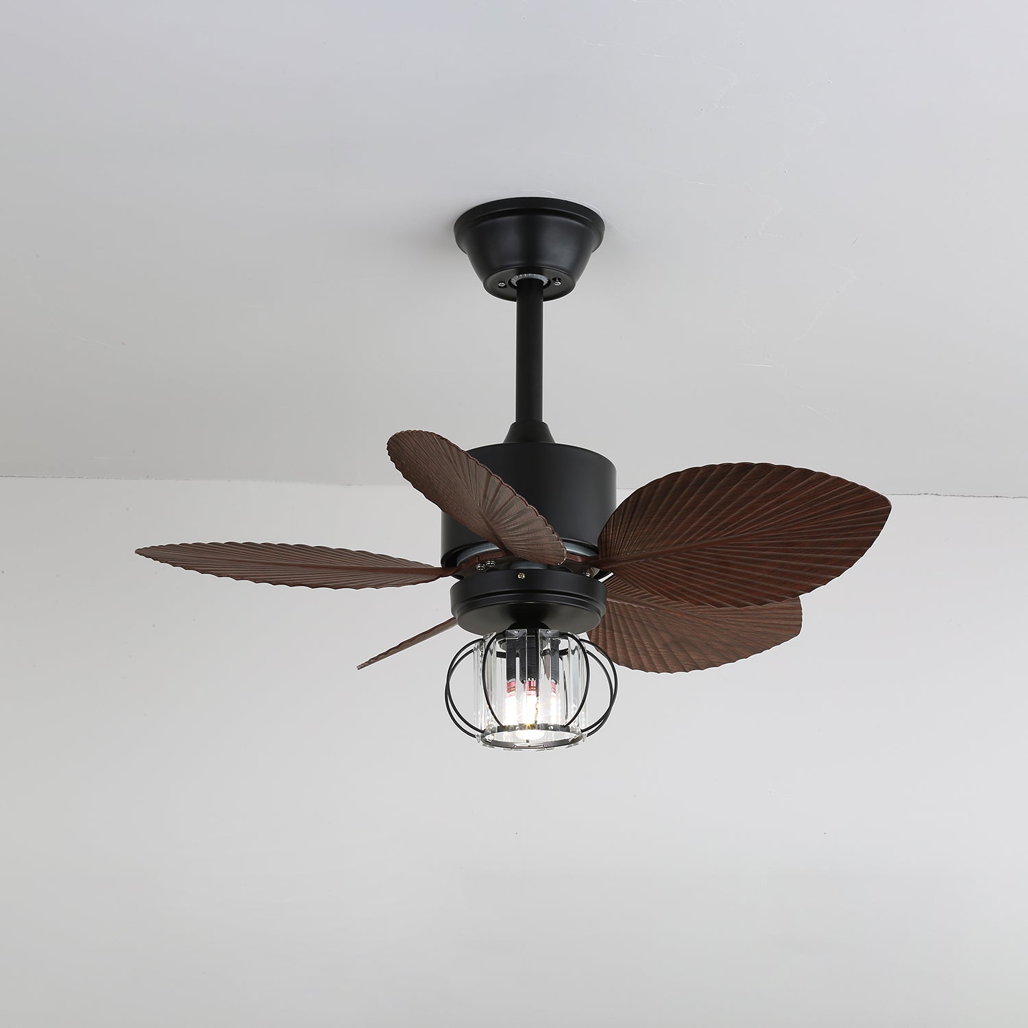 Industriële Plafondventilator Caden met Verlichting – 6 Snelheden – Afstandsbediening – Ø76 cm | Sansoti