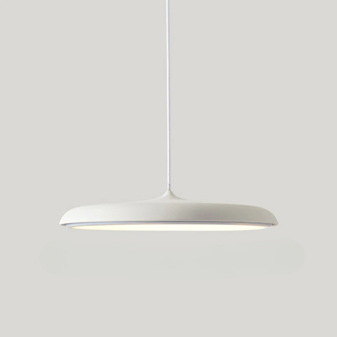 LED Hängelampe Metall Acryl 40 cm Blau Esstisch Wohnzimmer Flur Skandinavisches Design Minimalistisch | Restfield
