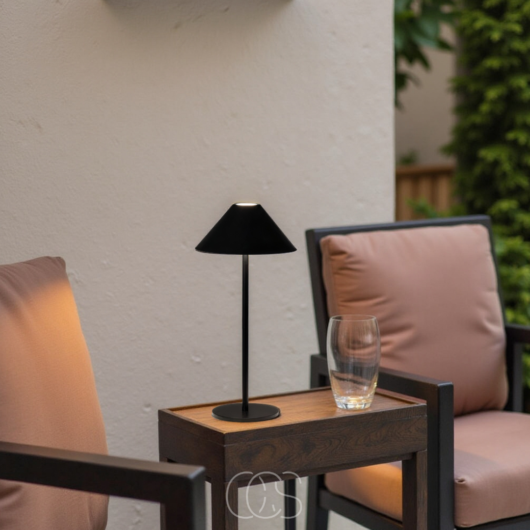 Draadloze LED Tafellamp Touch Dimbaar 20u Batterij IP54 Binnen Buiten Warm Wit 3000K Lantaarn Design | Sansoti