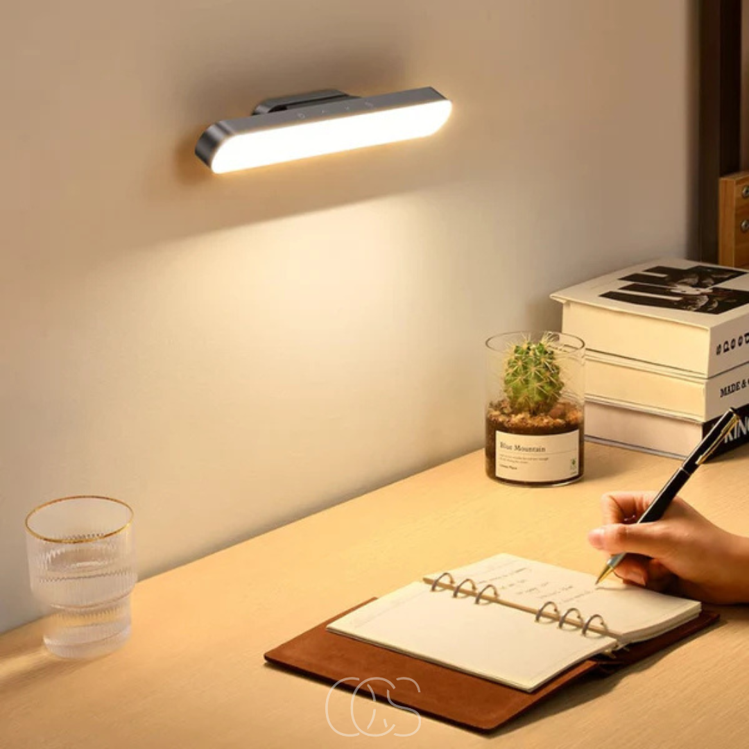 Lampe LED Magnétique Sans Fil Dimmable Aluminium 30cm USB-C Rechargeable Applique Lampe d'Ambiance | Restfield