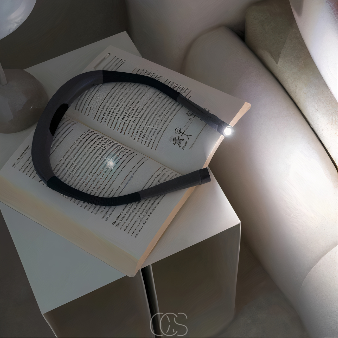 Draagbare LED Nekverlichting Oplaadbaar Verstelbaar Dimbaar Leeslampje 80u Batterij Warm Koel Wit Handsfree | Sansoti