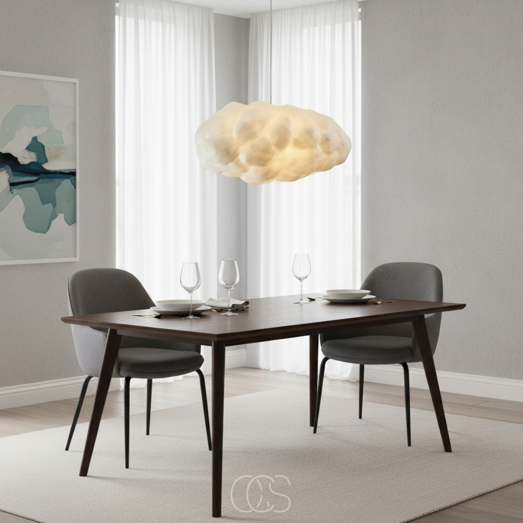 Hanglamp Wolkvorm 30-80cm Warm Wit Licht E27 Plafondverlichting Eetkamer Woonkamer Slaapkamer Sfeerverlichting | Sansoti