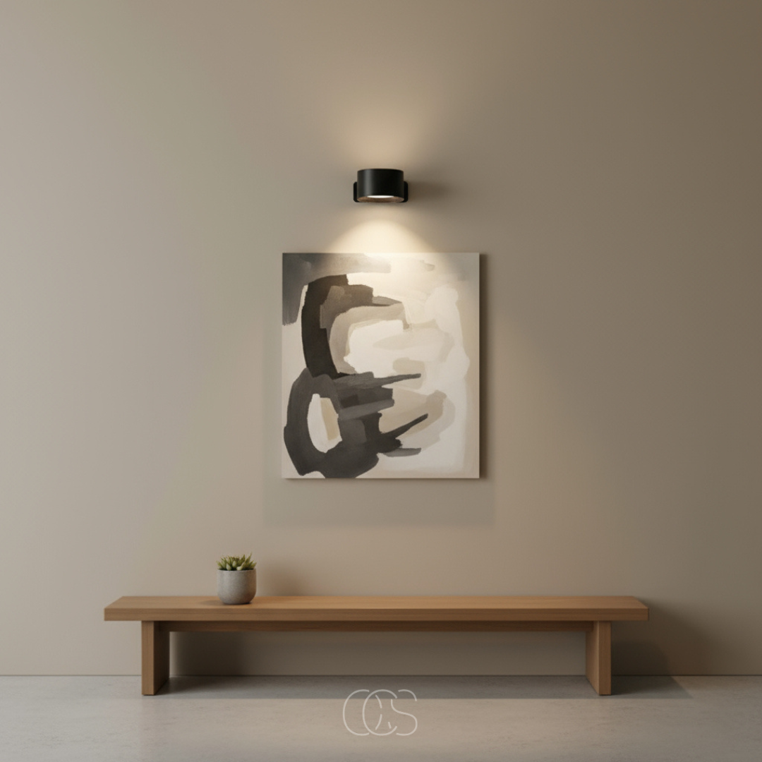 Draadloze Wandlamp Plakken zonder Boren USB-C Oplaadbaar 360° Draaibaar Dimbaar Sfeerlamp | Sansoti