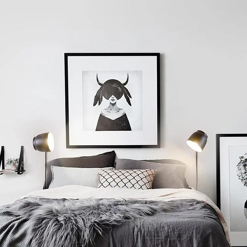 Oona Plug-in Wandlamp – Scandinavische Wandspot met Stekker – Flexibele Stijlverlichting voor Slaapkamer | Sansoti