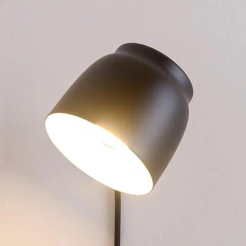 Oona Plug-in Wandlamp – Scandinavische Wandspot met Stekker – Flexibele Stijlverlichting voor Slaapkamer | Sansoti