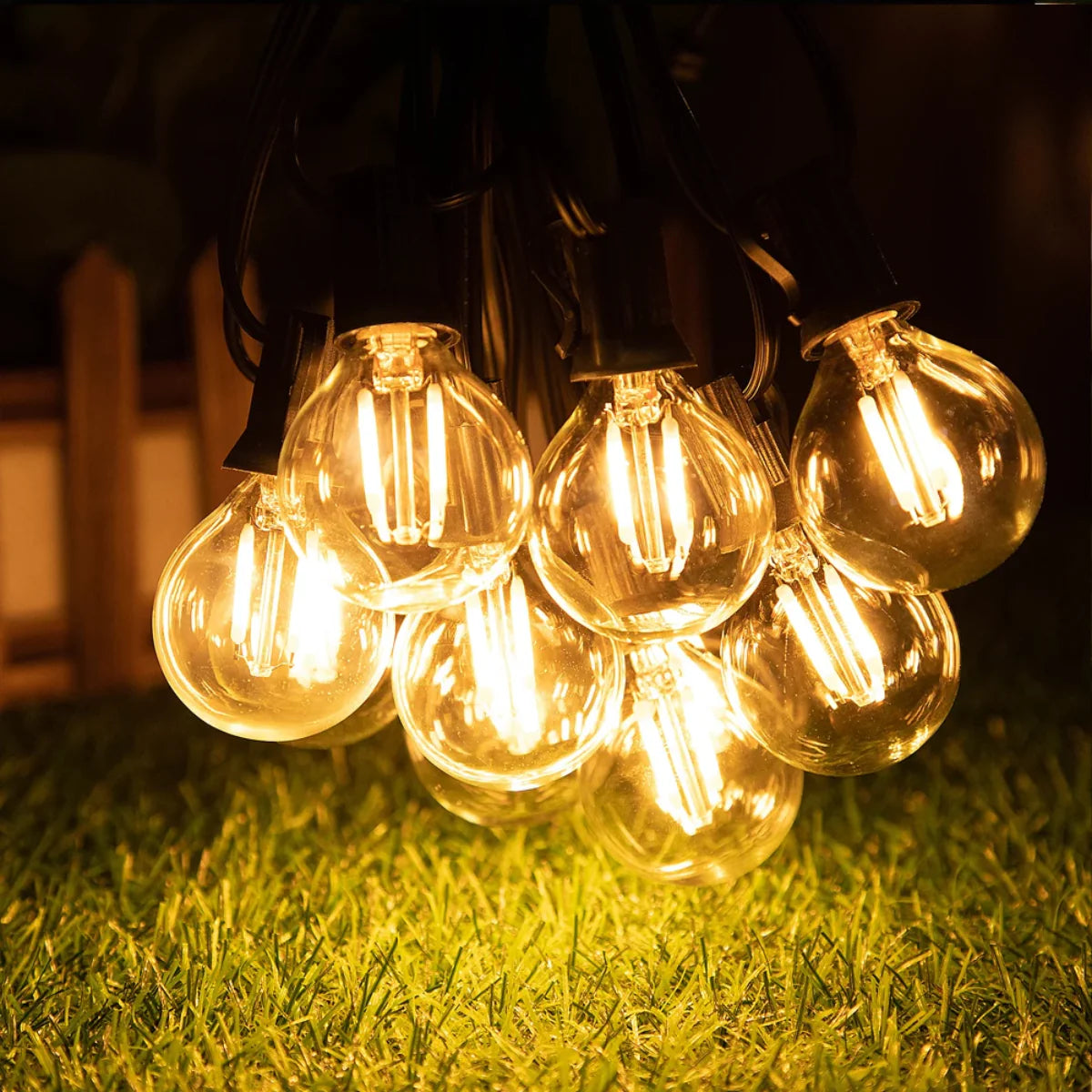 Solar-Lichterkette für draußen, 7m-15m, warmes Licht, Garten und Terrasse, Solarenergie, stimmungsvolle Beleuchtung, wasserdicht | Sansoti