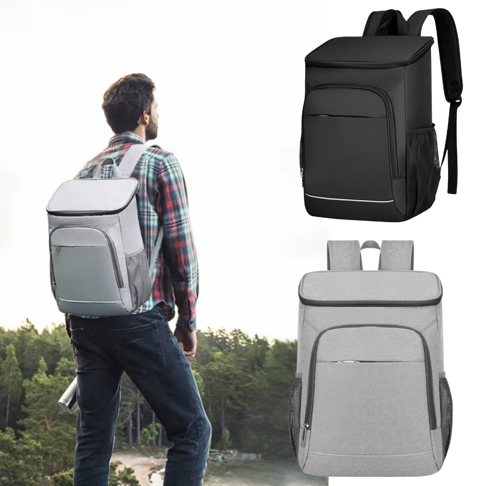 Sac à Dos Isotherme 18L 30L Isolé 16 Heures Froid Nylon Oxford Pique-nique Camping Plage