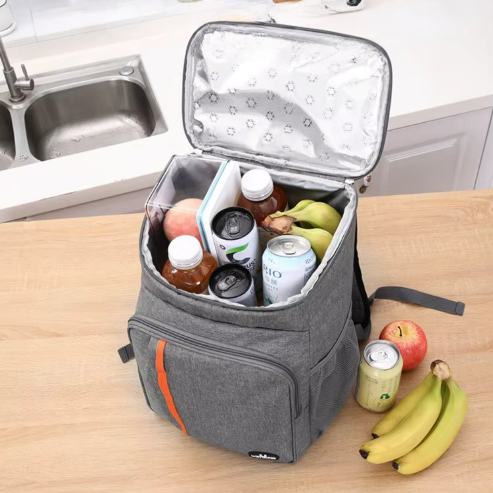 Sac à Dos Isotherme 18L 30L Isolé 16 Heures Froid Nylon Oxford Pique-nique Camping Plage