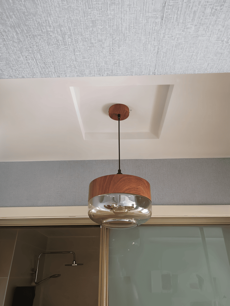 Hängeleuchte Retro Glas Skandinavisch Metall Amber Höhenverstellbar E27 | Restfield