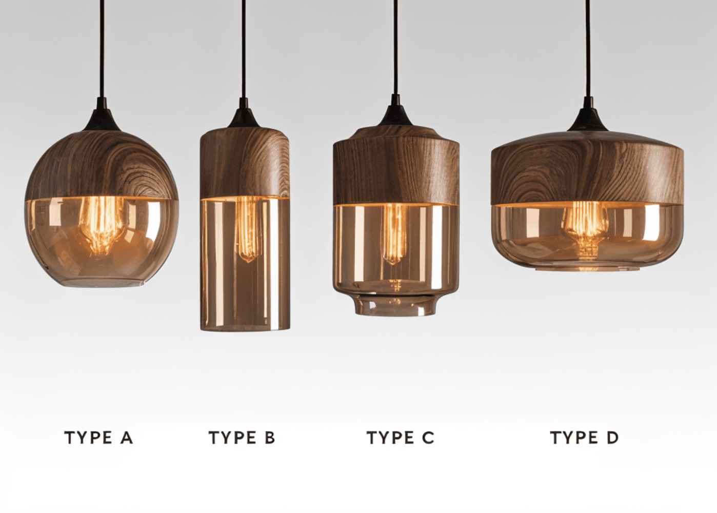 Hängeleuchte Retro Glas Skandinavisch Metall Amber Höhenverstellbar E27 | Restfield