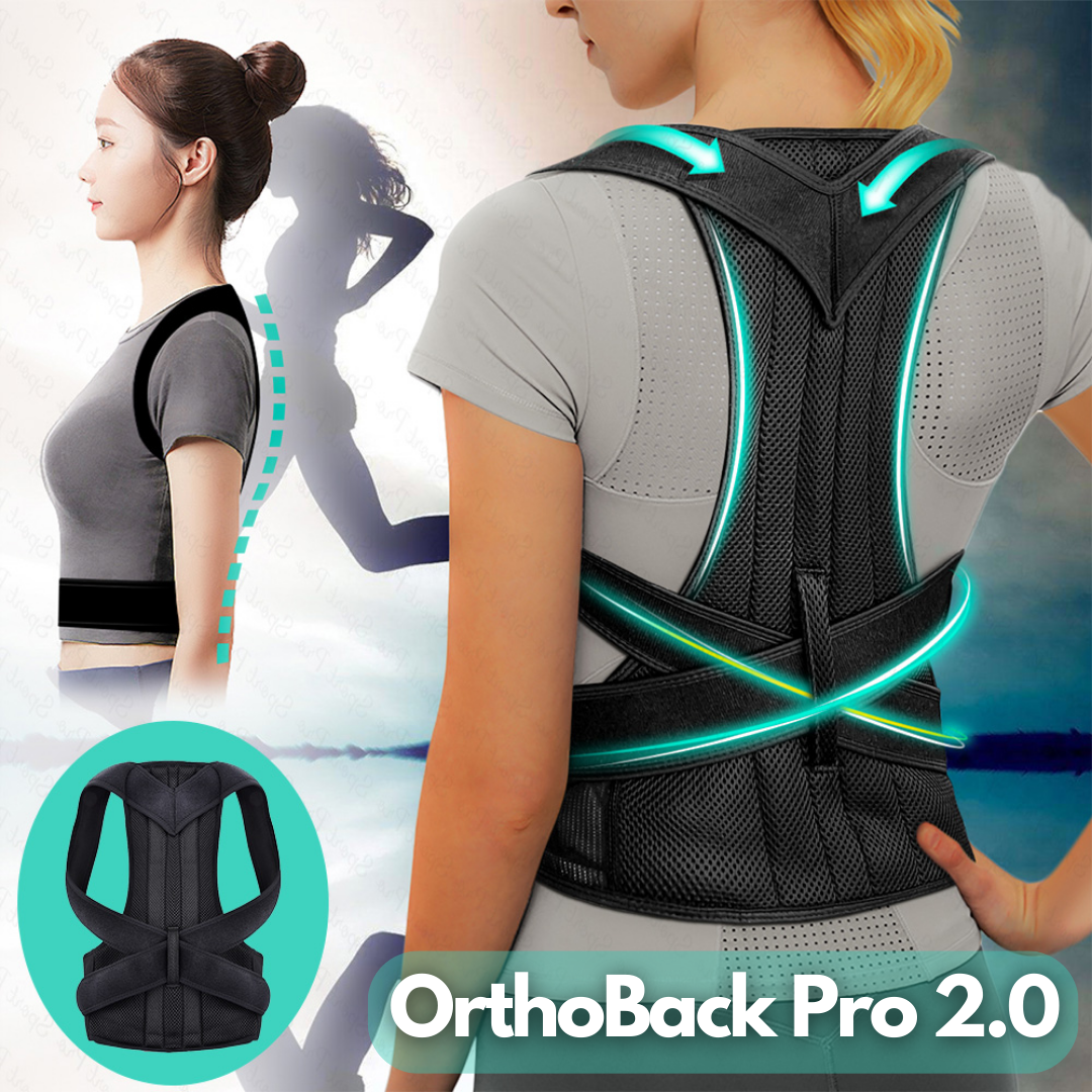 Ergonomische Houdingscorrector voor Schouders en Rug - Verstelbaar en Ademend - Unisex Postuurbrace | Sansoti