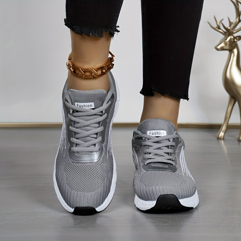 Women's Sporty Sneakers with Breathable Mesh and Shock-Absorbing Sole for Walking, Running, Fitness and Everyday Use | Sansoti