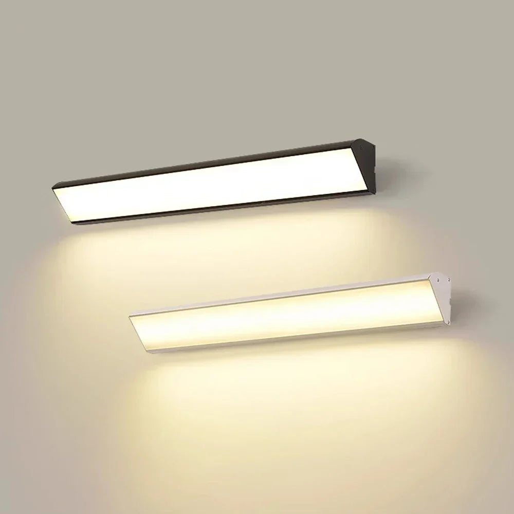 Moderne LED Wandlamp 48-120cm Aluminium Binnen Buiten Warm Wit Koud Wit Sfeervol Licht Woonkamer Tuin | Sansoti
