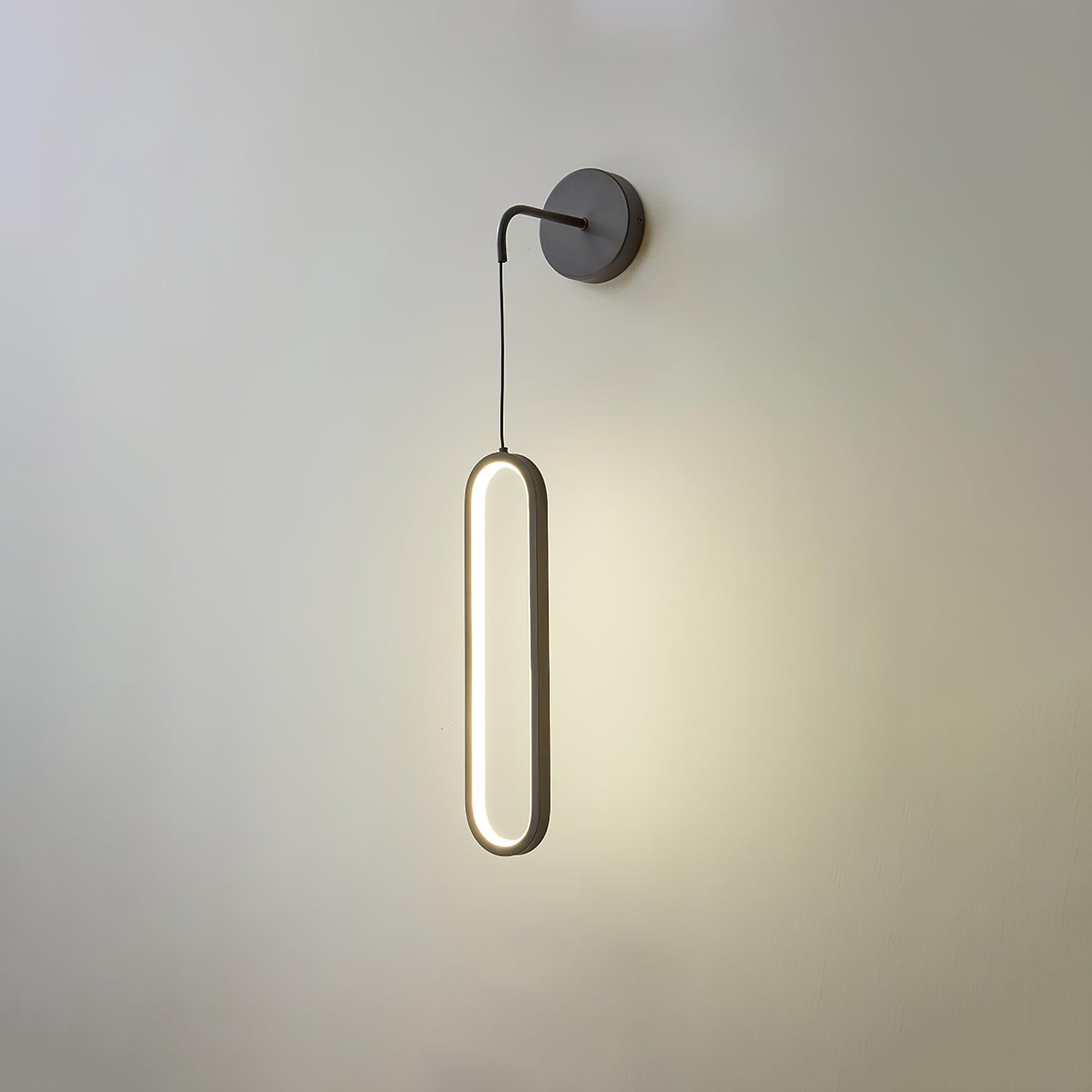 Hängende Wandleuchte LED Messing Acryl 68cm Dimmbar Wohnzimmer Schlafzimmer Flur Modern