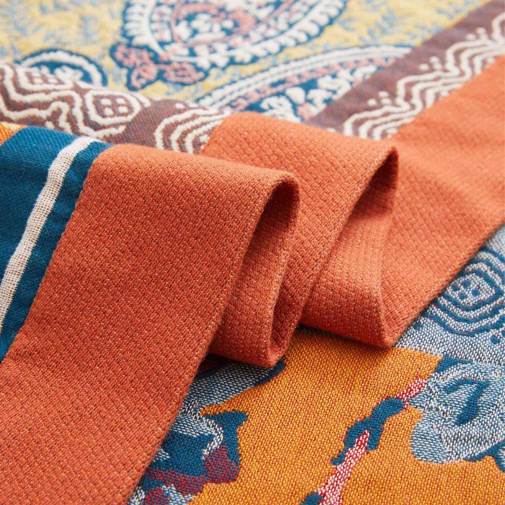 Katoenen Plaid Sunburst – Zacht & Luchtig Vierseizoenen Deken 150x200 | Sansoti