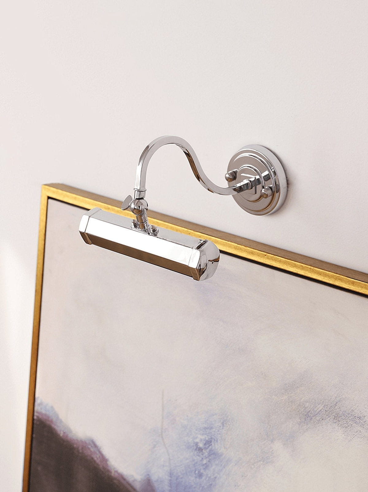 Wall Lamp Minimalist Style Metal G9 Socket Chrome or Gold Modern Interior Ambient Lighting Living Room | Sansoti
