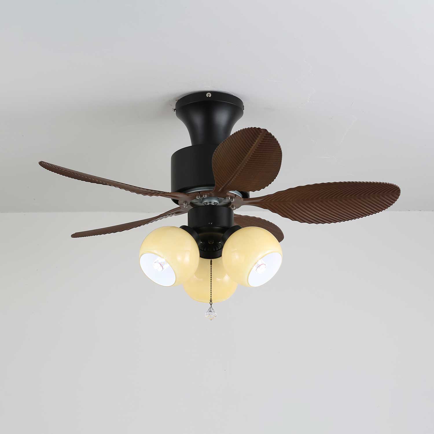 Plafondventilator Althea Vintage met Verlichting en Afstandsbediening 80 cm | Sansoti