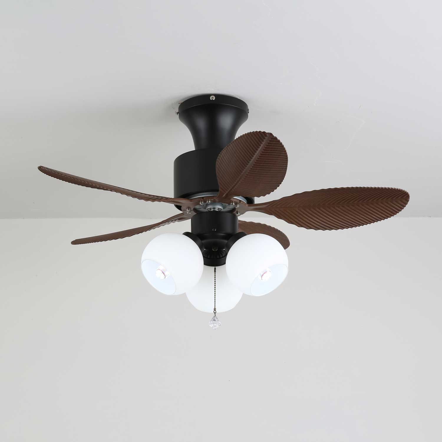 Plafondventilator Althea Vintage met Verlichting en Afstandsbediening 80 cm | Sansoti