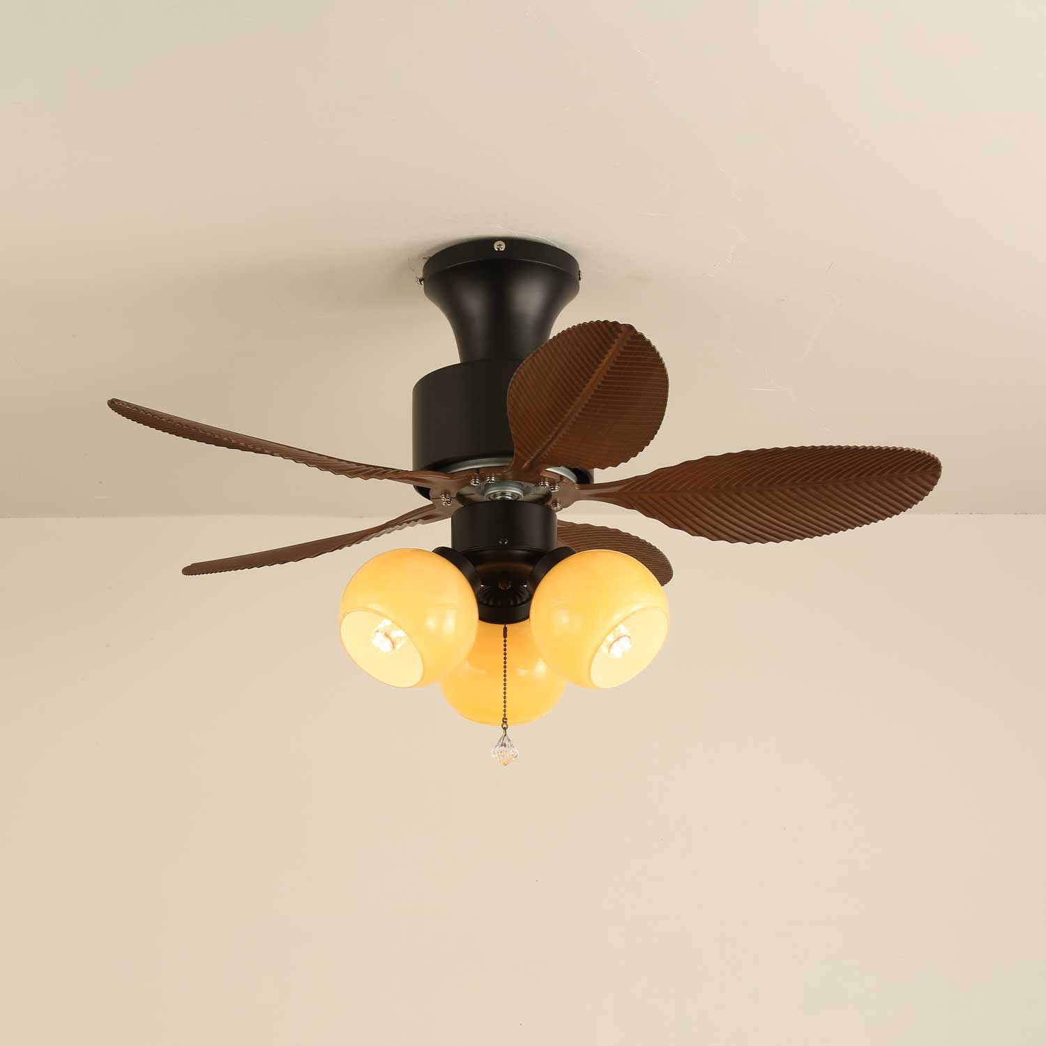 Plafondventilator Althea Vintage met Verlichting en Afstandsbediening 80 cm | Sansoti