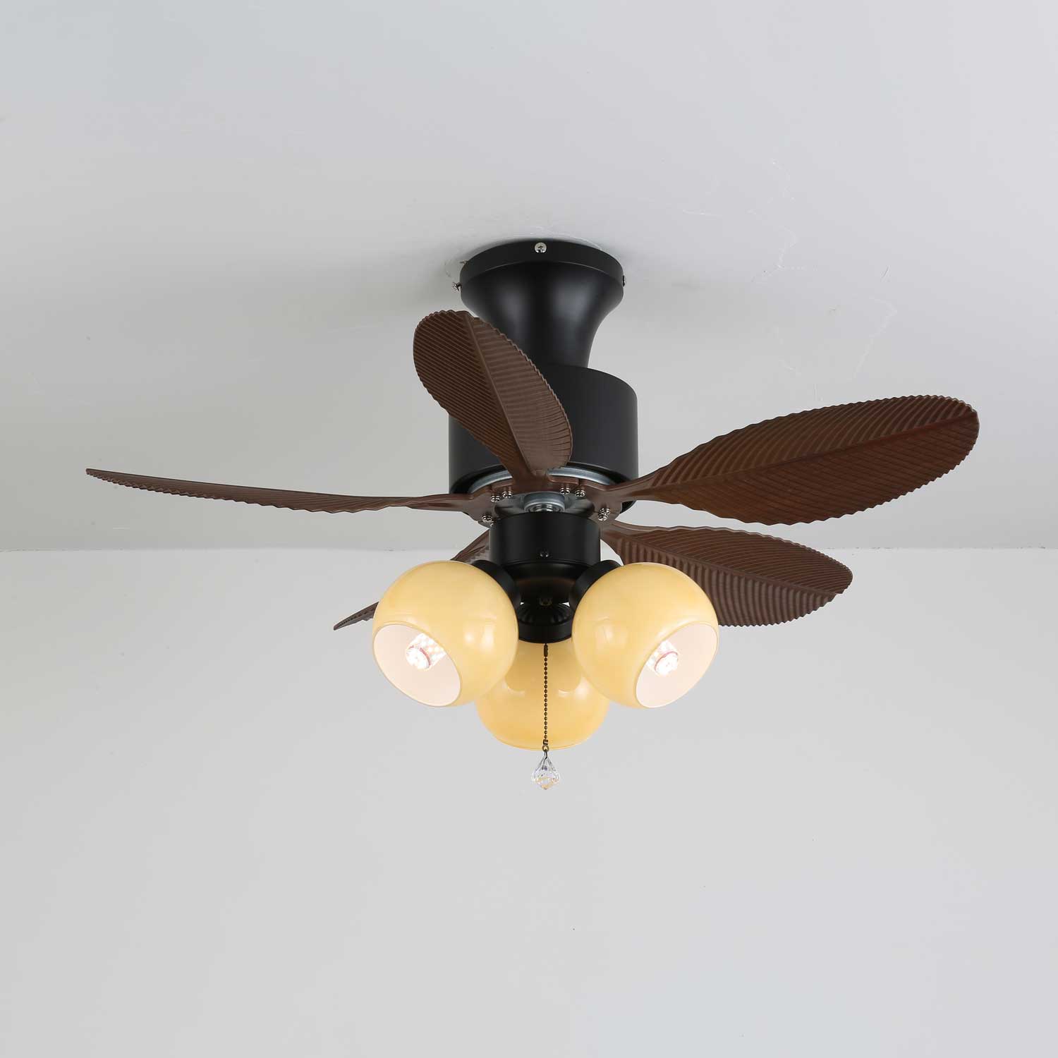 Plafondventilator Althea Vintage met Verlichting en Afstandsbediening 80 cm | Sansoti