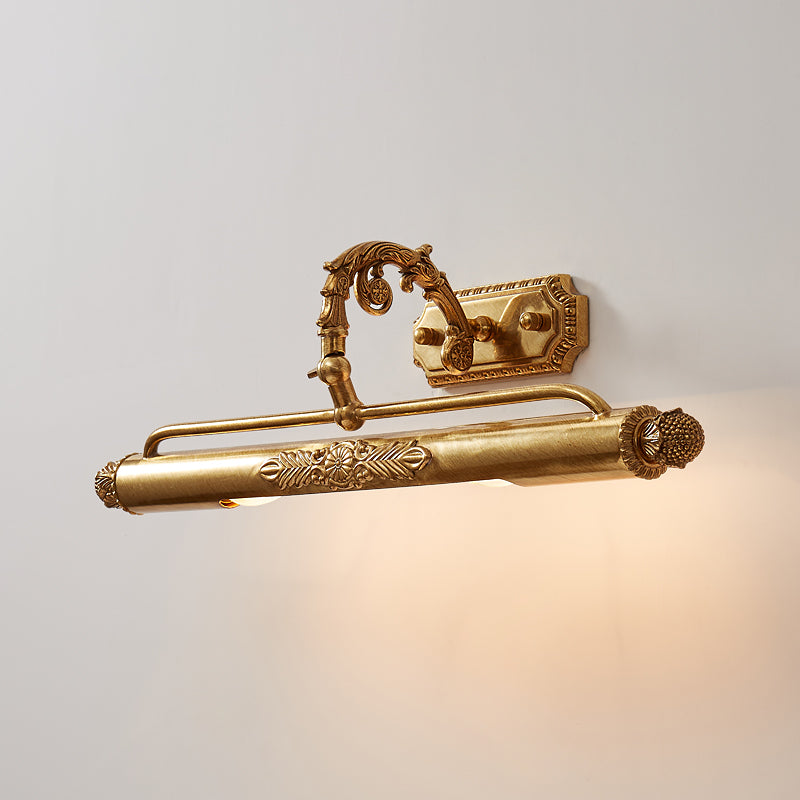 Messing Schilderij Wandlamp met Geïntegreerde Verlichting – Luxe Galerijverlichting in Antiek Messing | Sansoti