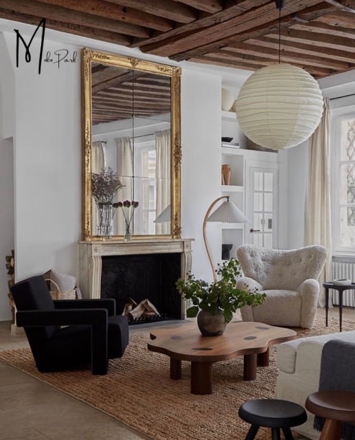 Kugelförmige Reispapier-Hängelampe 30–60 cm, Metallrahmen, skandinavisches Design, Esszimmer, Schlafzimmer, Wohnzimmer | Sansoti