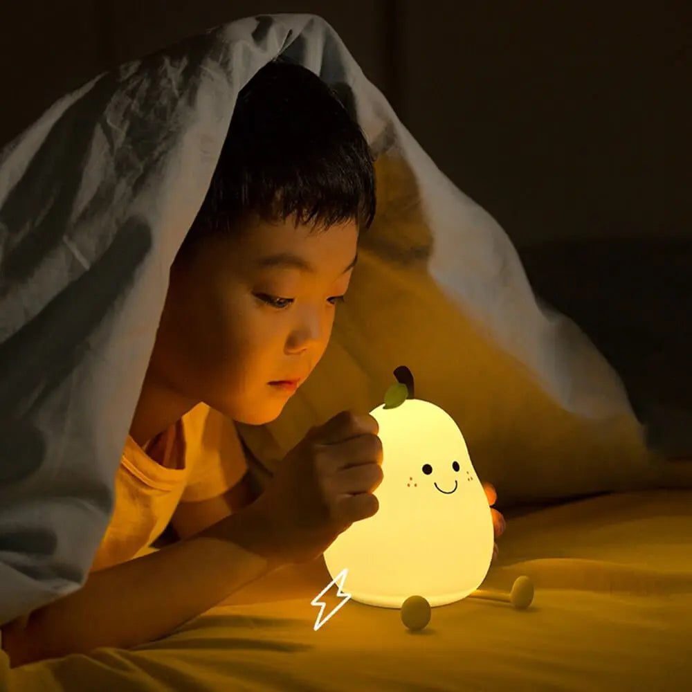 Peer Ster Nachtlampje Siliconen Kinderlamp Touch LED USB Oplaadbaar Kalmerende Slaaphulp Cadeau | Sansoti