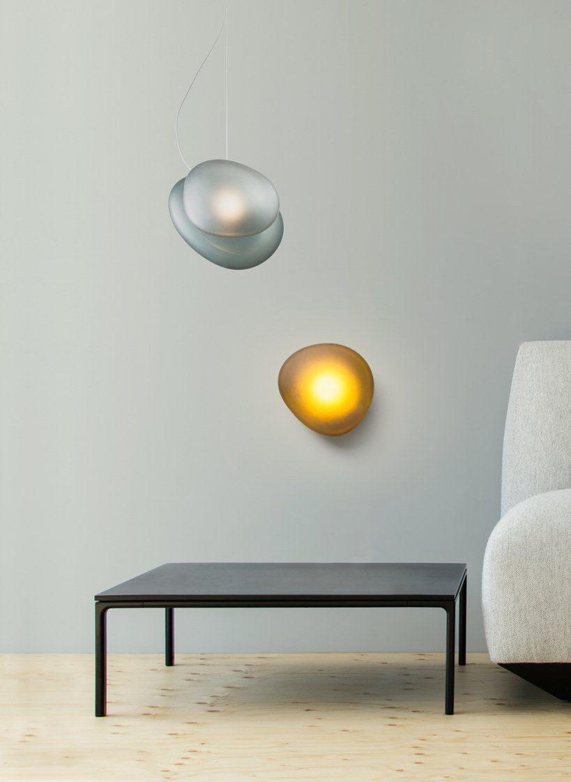 Glazen Wandlamp met Handgeblazen Bubble-Glas – Sculptuur Verlichting Scandinavisch Design – Verkrijgbaar in 4 Unieke Modellen & 4 Kleuren | Sansoti