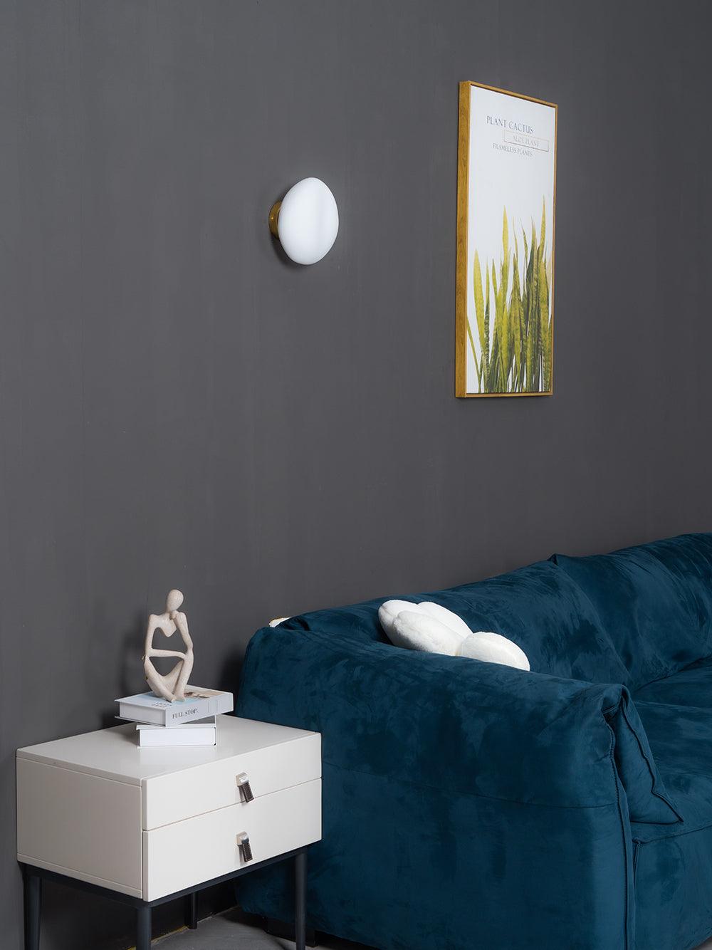 Glazen Wandlamp met Handgeblazen Bubble-Glas – Sculptuur Verlichting Scandinavisch Design – Verkrijgbaar in 4 Unieke Modellen & 4 Kleuren | Sansoti