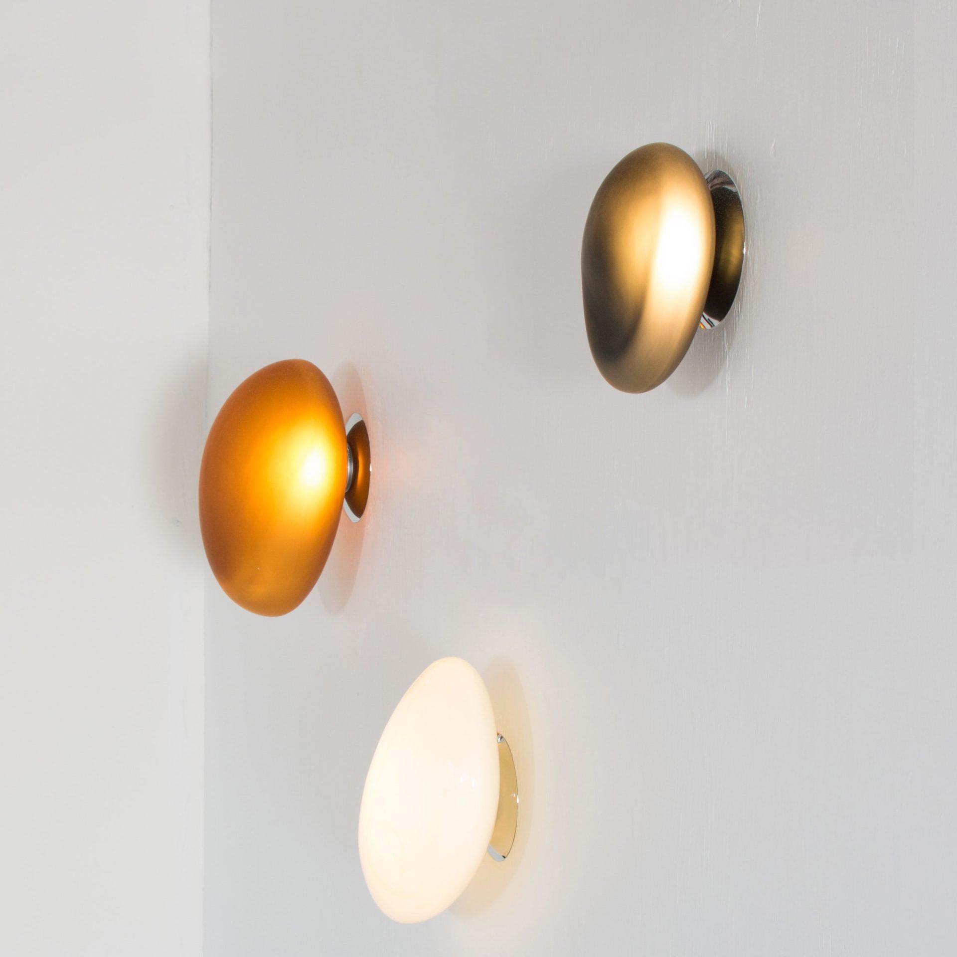 Glazen Wandlamp met Handgeblazen Bubble-Glas – Sculptuur Verlichting Scandinavisch Design – Verkrijgbaar in 4 Unieke Modellen & 4 Kleuren | Sansoti