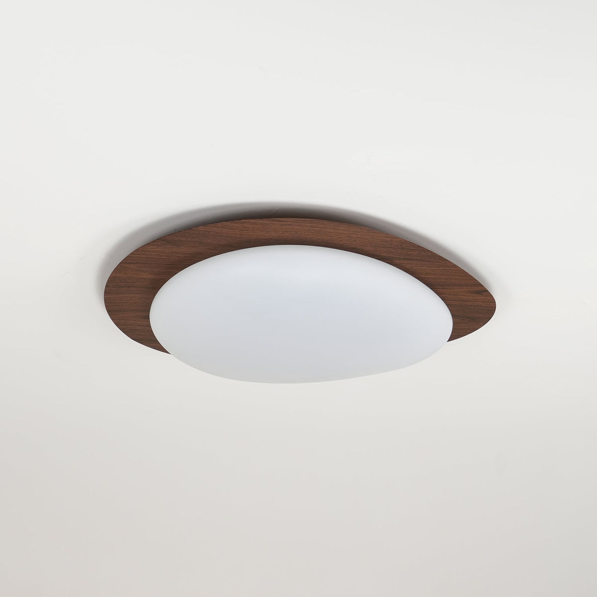 Plafonnier en bois organique LED lumière chaude salon salle à manger design moderne scandinave 30-50cm ambiance chaleureuse | Sansoti