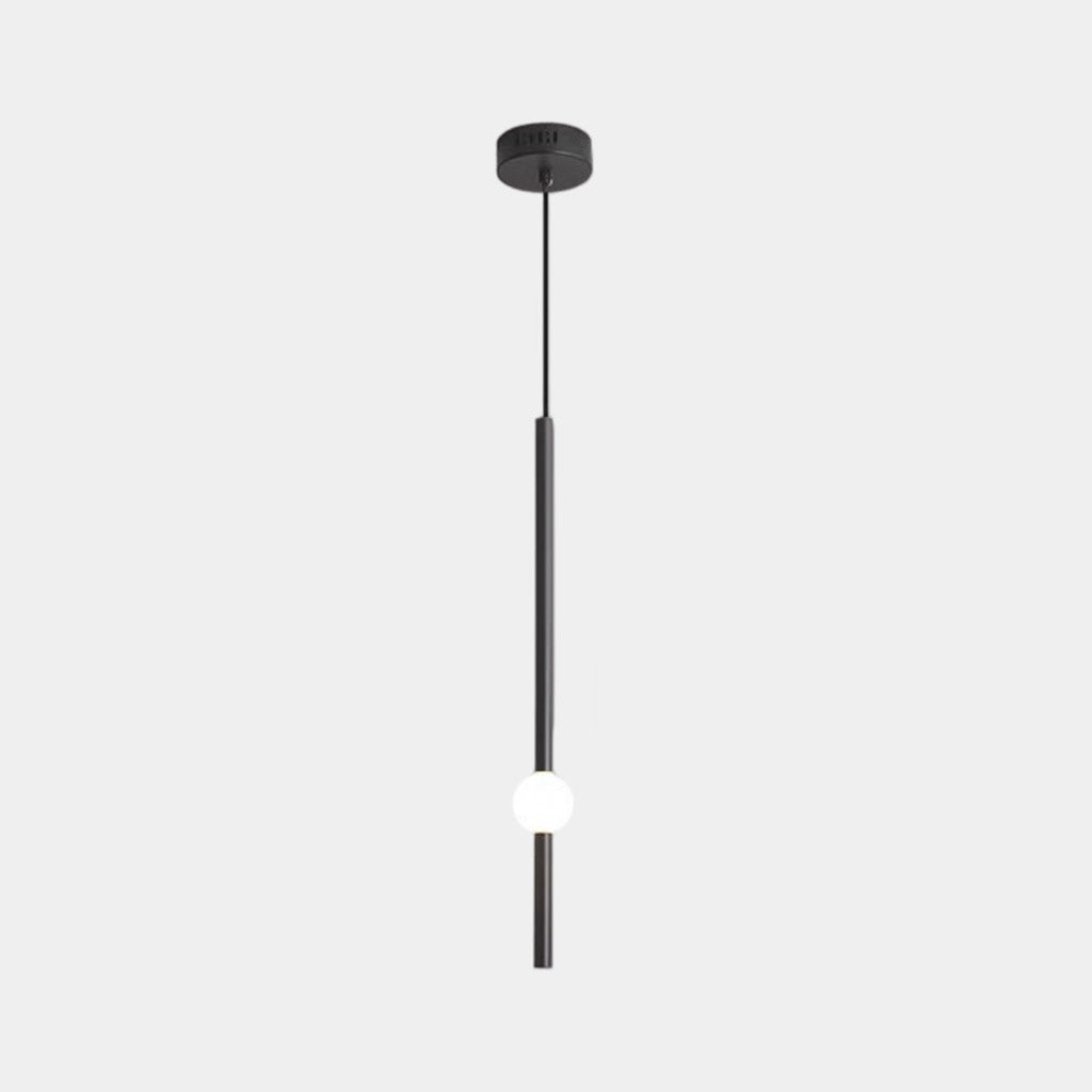 Lineare LED-Pendelleuchte LED mit Glaskugel Eisen Dimmbar Skandinavisches modernes Design Esszimmer Wohnzimmer Beleuchtung | Sansoti