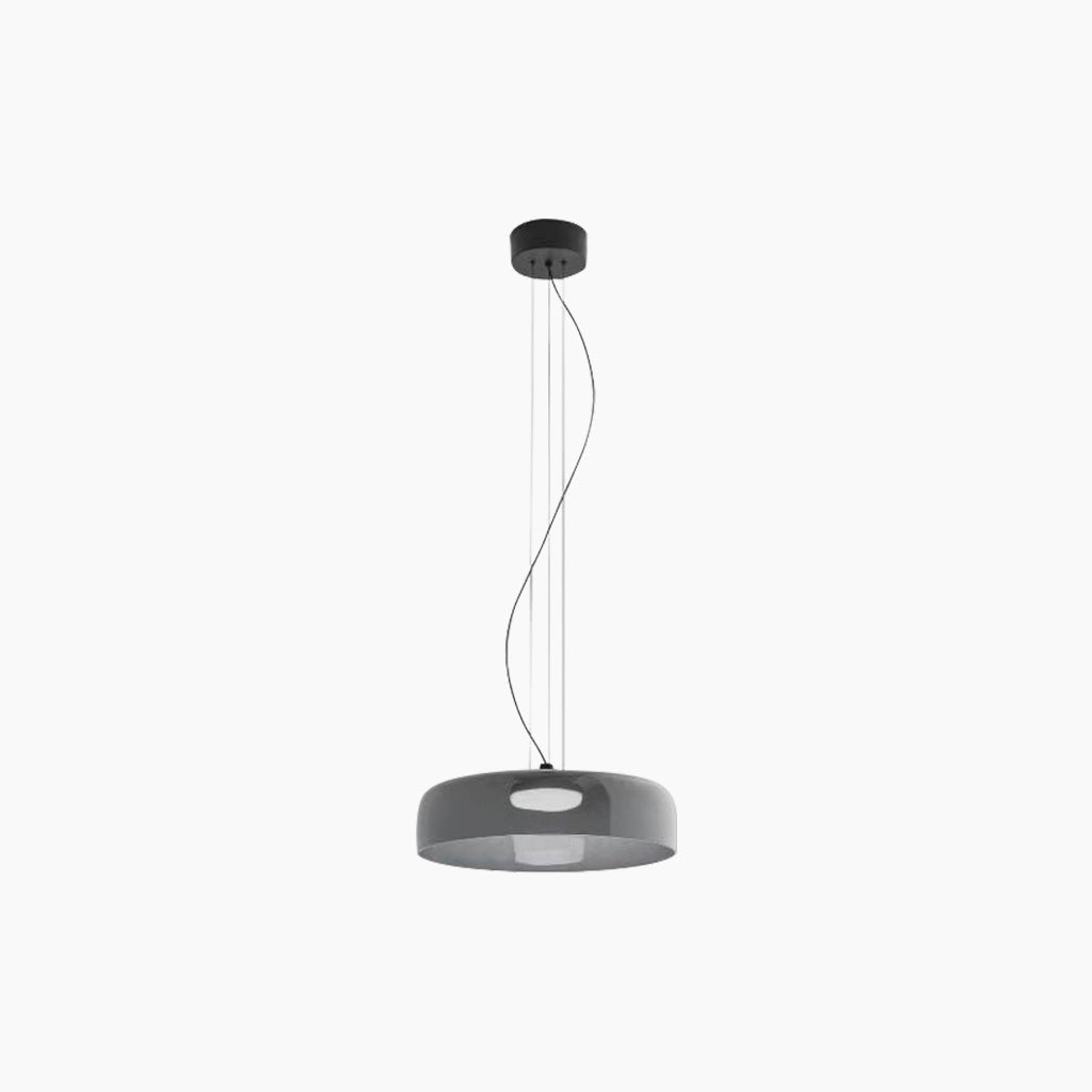 Mehrschichtige Glas-Pendelleuchte LED Dimmbar mit farbigen Schirmen Skandinavisches Design für Esszimmer Wohnzimmer | Sansoti