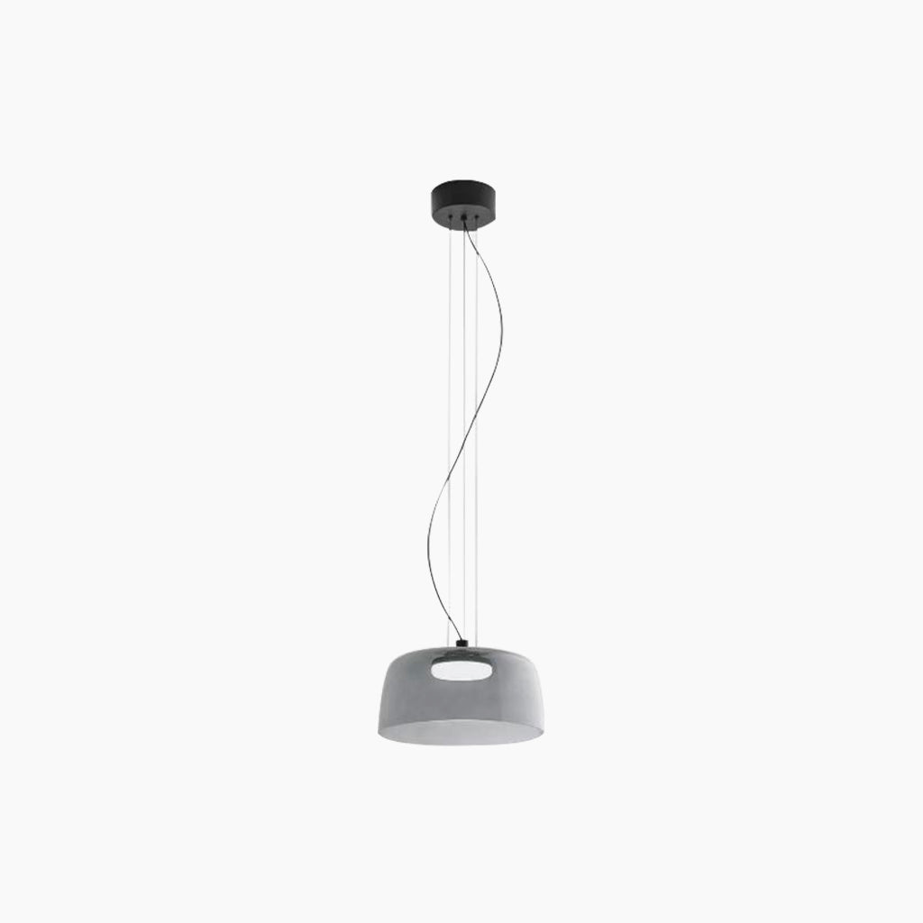 Mehrschichtige Glas-Pendelleuchte LED Dimmbar mit farbigen Schirmen Skandinavisches Design für Esszimmer Wohnzimmer | Sansoti
